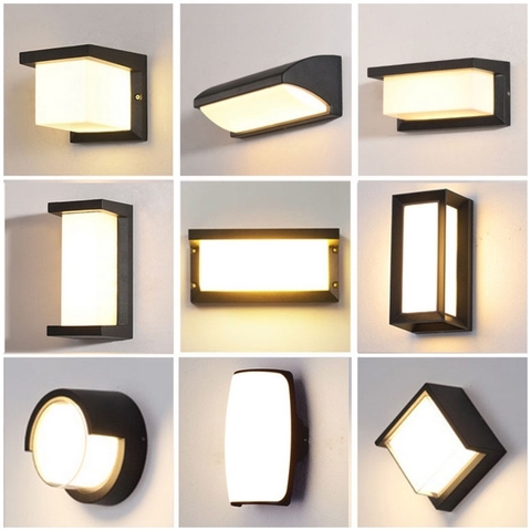 Đèn LED Gắn Tường chiếu sáng ngoại thất và trang trí cảnh quan sân vườn