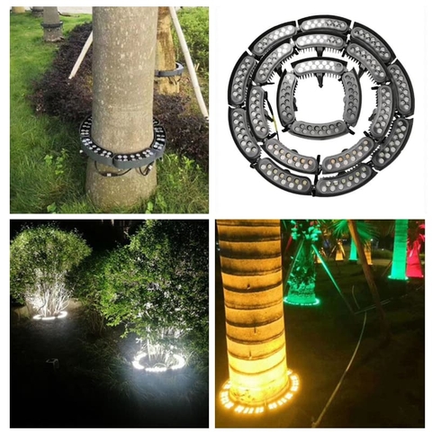 Đèn LED Ôm Gốc Cây, Ôm Cột, Vòng Tròn trang trí và chiếu sáng cảnh quan sân vườn ngoài trời