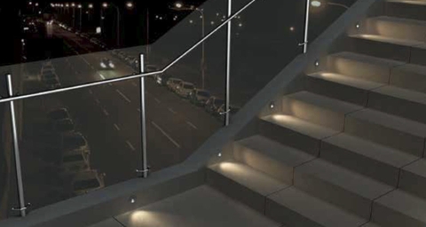 Đèn LED Soi Bước Chân Dẫn Đường, Âm Tường chiếu sáng bậc thang, bước chân, kẻ vạch