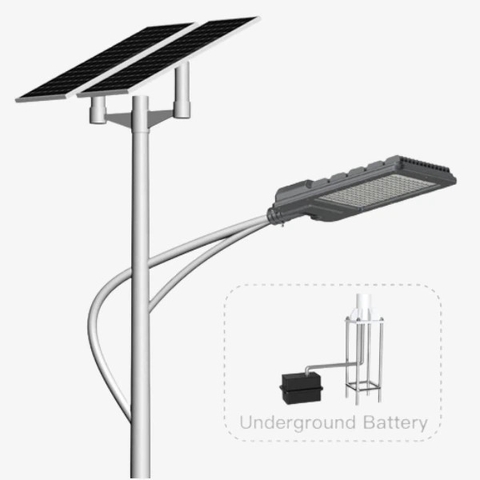 Đèn Năng Lượng Mặt Trời Bộ Lưu Điện Rời - Split Solar Street Light dành cho dự án