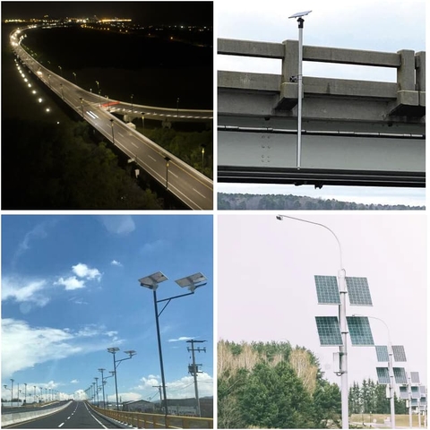Đèn Năng Lượng Mặt Trời Chiếu Sáng Cầu Vượt Cầu, Vượt Sông, Vượt Qua Đường Lớn - Dành cho dự án