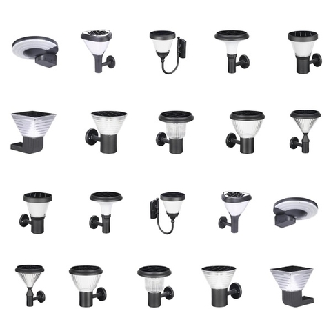 Đèn LED Gắn Tường Năng Lượng Mặt Trời Kiểu Dáng Hiện Đại Smart House, Smart City