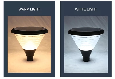 Đèn Cảnh Quan Sân Vườn Năng Lượng Mặt Trời ZG-GGD001 ZALAA cho cột cao 2-4m