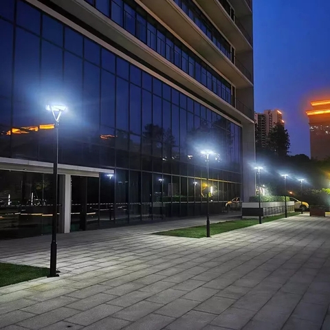 Đèn Cảnh Quan Sân Vườn Năng Lượng Mặt Trời ZG-GGD2403 20W  ZALAA Cho cột cao 3-5m