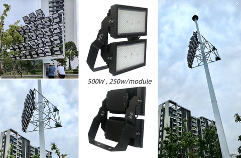 Đèn Chiếu Sáng Sân Thể Thao có giải pháp Smart Lighting SOGA Kết Nối 4G ZALAA