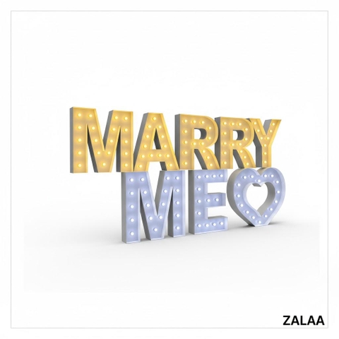 Đèn Chữ Khung Hộp Marquee Lights ZALAA OEM cho Sự Kiện, Lễ hội, Wedding, Sân khấu