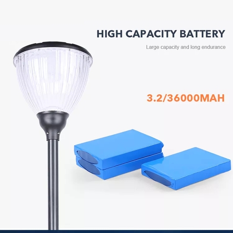 Đèn Đường Cảnh Quan Sân Vườn Công Viên Năng Lượng Mặt Trời ZG-GGD1105 28W ZALAA cho cột cao 3-5m