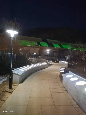 Đèn Đường Công Viên Năng Lượng Mặt Trời ZG-TYD1104 25W ZALAA cho cột cao 2-4m