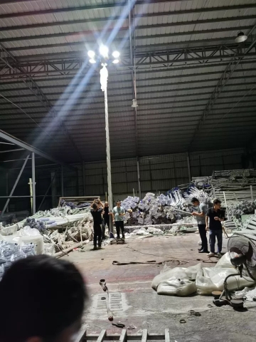 Đèn Đường LED Kiểu Dáng Bông Hoa 6 Cánh Hiện Đại ZG-TYD5005-6 AC220V 420W ZALAA Cho cột cao 6-10m