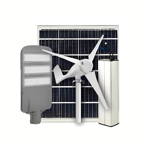 Đèn Đường LED Năng Lượng Mặt Trời lai Gió ZSW 50W Zalaa dành cho dự án