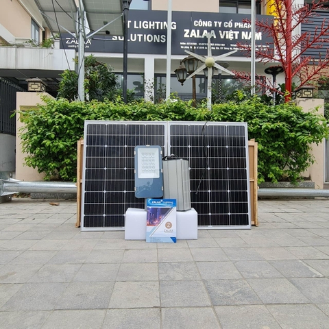 Đèn Đường Năng Lượng Mặt Trời 100W - Mã sản phẩm: ZPCS-100-CC ZALAA