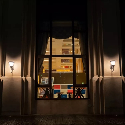 Đèn Gắn Cửa Cột Ngoài Trời Năng Lượng Mặt Trời ZG-BD2106-1 ZALAA Garden Lights