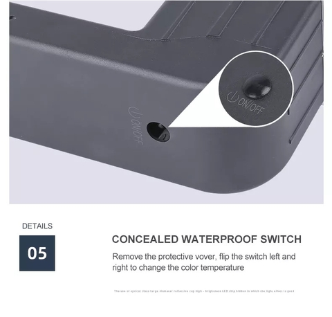 Đèn Tường Sân Vườn Năng Lượng Mặt Trời ZG-BD6001 ZALAA Garden Lights