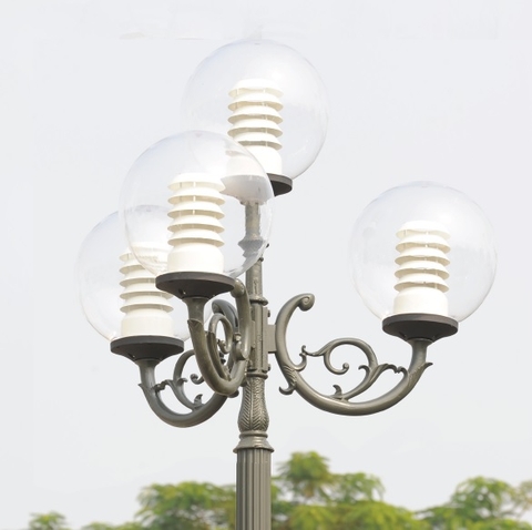 BÓNG ĐÈN GLOBE - Đầu Đèn Trang Trí Công Viên /Cảnh Quan Sân Vườn cho cột từ 3-10m