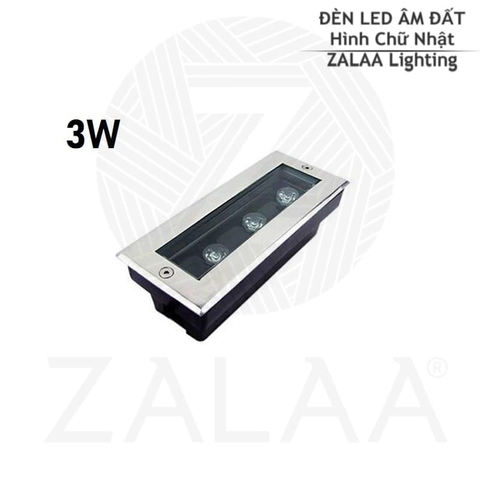 Đèn Led Âm Đất Chữ Nhật từ 3W đến 24W