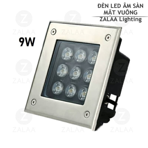 Đèn Led Âm Sàn (Lắp Dưới Mặt Đất) Kiểu Hình Vuông từ 3W đến 36W
