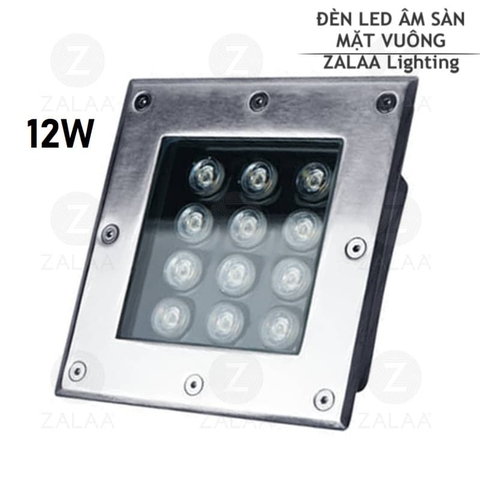 Đèn Led Âm Sàn (Lắp Dưới Mặt Đất) Kiểu Hình Vuông từ 3W đến 36W