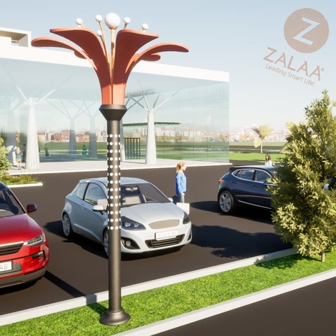 Đèn LED Cảnh Quan Kiểu Bông Hoa 6 Cánh Cho Dự Án Chỉnh Trang Chiếu Sáng Đô Thị, Thành Phố, Trung Tâm