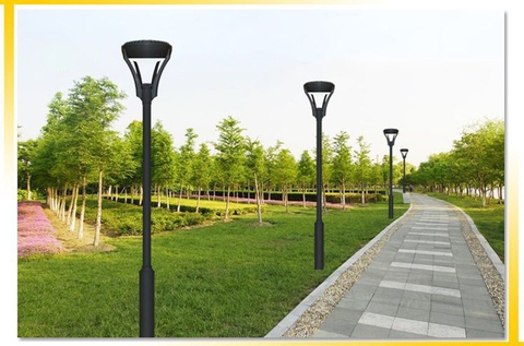 Đầu Cột Đèn Chiếu Sáng Công Viên, Khu Đô Thị Mới ZAT-1036 30-60W H3-6M ZALAA
