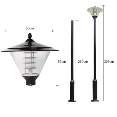Cột Đèn Chiếu Sáng Công Viên, Khu Đô Thị Mới ZAT-1033 20-60W H3-6M ZALAA