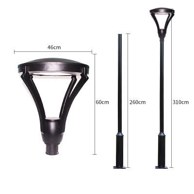 Cột Đèn Chiếu Sáng Công Viên, Khu Đô Thị Mới ZAT-1033 20-60W H3-6M ZALAA