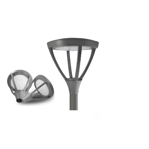 Đầu Cột Đèn Chiếu Sáng Công Viên, Khu Đô Thị Mới ZAT-1048 20-80W H3-6M ZALAA