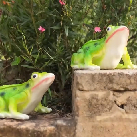 Đèn LED Fiberglass Sợi Thủy Tinh Nhựa tạo hình 3D Con Ếch Frog phát sáng Zalaa dành cho Dự án Vườn Ánh Sáng