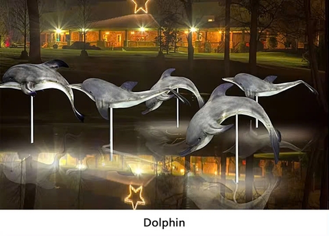 Đèn LED Fiberglass Sợi Thủy Tinh Nhựa họa tiết 3D Đàn Chim Hồng Hạc Flamingos phát sáng Zalaa dành cho Dự án Vườn Ánh Sáng