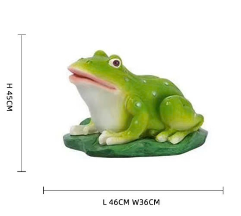 Đèn LED Fiberglass Sợi Thủy Tinh Nhựa tạo hình 3D Con Ếch Frog phát sáng Zalaa dành cho Dự án Vườn Ánh Sáng