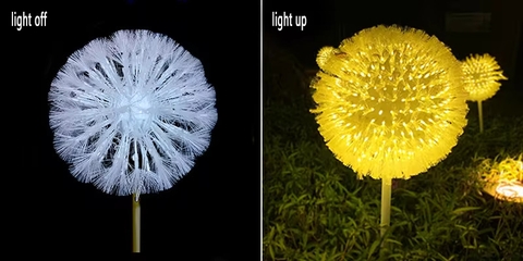 Đèn LED Hoa Bồ Công Anh Dandelion Sợi Quang Nhỏ D30cm-100cm | Báo Giá