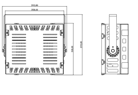 Đèn LED Pha Chiếu Sân Golf 320W - Mã SP ZPG-PL-320 ZALAA