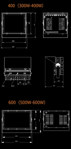 Đèn LED Pha Chiếu Sân Golf từ 100W-1000W - ZALAA OEM Theo Yêu Cầu