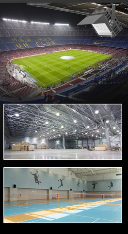 Đèn LED Pha Ghép Module OEM Philip Chiếu Sân Golf Theo Yêu Cầu