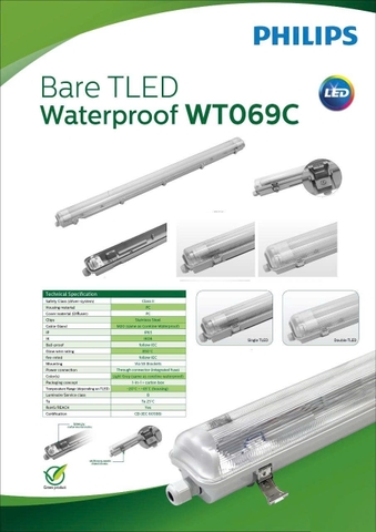 Đèn LED Phòng Sạch Chất Lượng Cao - Âm trần, Gắn nổi, Máng chống nổ, Chống ẩm, Tuyp LED, V-shape, Bán nguyệt