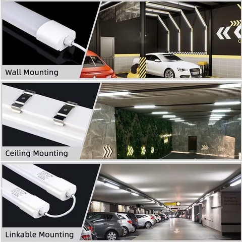 Đèn LED Phòng Sạch dài 0,6m, 1,2m kiểu Tuýp Bán Nguyệt 12W, 18W, 27W, 36W, 54W...ZALAA ZVP