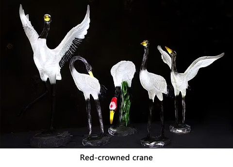 Đèn LED Tạo Hình Điêu Khắc 3D Chim Thiên Nga phát sáng Zalaa dành cho Dự án Vườn Ánh Sáng