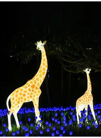 Đèn LED Tạo Hình Điêu Khắc 3D Chim Thiên Nga phát sáng Zalaa dành cho Dự án Vườn Ánh Sáng