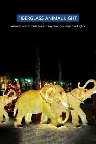 Đèn LED Tạo Hình Điêu Khắc 3D Chim Thiên Nga phát sáng Zalaa dành cho Dự án Vườn Ánh Sáng