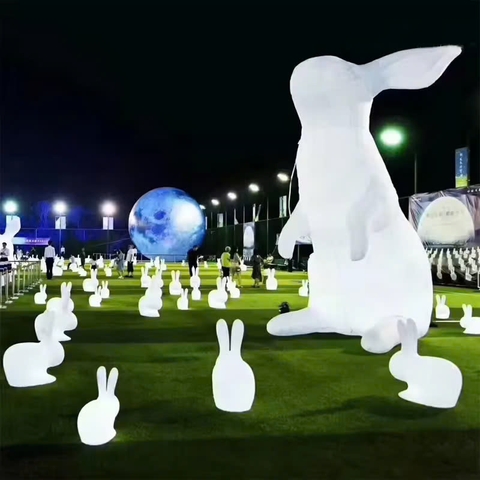 Đèn LED Trang Trí Cảnh Quan hình Con Thỏ Phát sáng Zalaa cho các Dự án Vườn Ánh Sáng mới