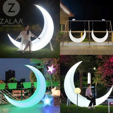 Đèn LED Trang trí cảnh quan hình Ông Trăng bán nguyệt khuyết Zalaa cho các Dự án chiếu sáng mới
