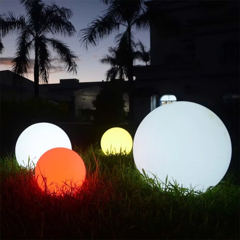 Đèn LED Tròn Kiểu Dáng Quả Bóng, Nhiều màu sắc, Sử dụng trang trí cảnh quan sân vườn ZALAA ZSV-Ball-Lights