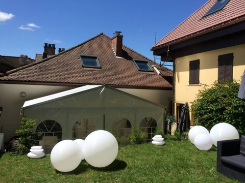 Đèn LED Tròn Kiểu Dáng Quả Bóng, Nhiều màu sắc, Sử dụng trang trí cảnh quan sân vườn ZALAA ZSV-Ball-Lights