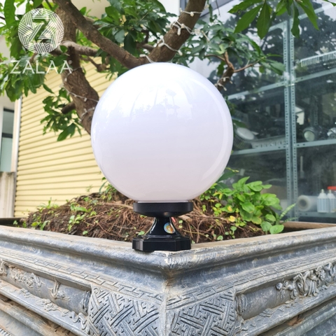 Đèn Trụ Cổng Cầu Đục D300, đuôi đèn E27