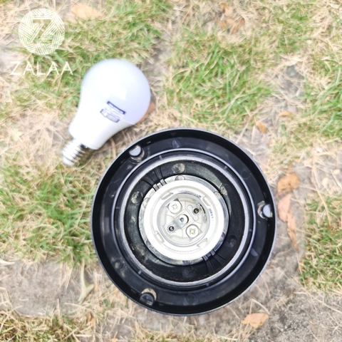 Đèn Trụ Cổng Cầu Đục D300, đuôi đèn E27