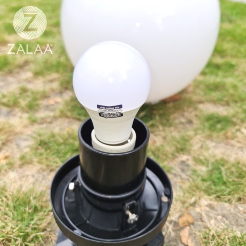 Đèn Trụ Cổng Cầu Đục D300, đuôi đèn E27