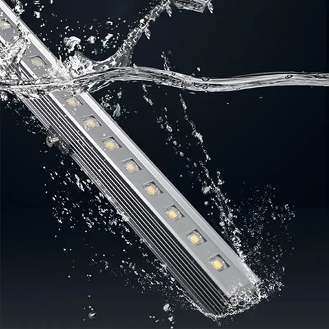 Đèn LED Tuyến Tính chiếu sáng mặt tiền Tòa Nhà Building Cao Tầng có lập trình DMX512 Rgb hiệu ứng thay đổi màu sắc theo tùy chỉnh