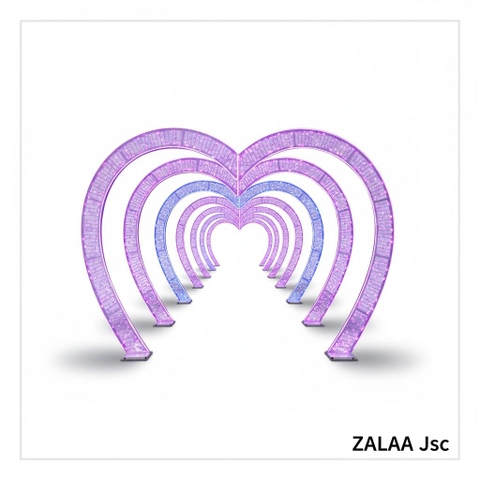 Đèn LED Walkway/Tunnel Arch ZALAA - Kiểu Cổng Ánh Sáng, Đường Hầm Nghệ Thuật