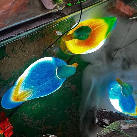 Đèn LED ZALAA Mô Hình Con Vịt Tuyết Simulation Snow Duck Light cho Vườn Ánh Sáng / Light Garden