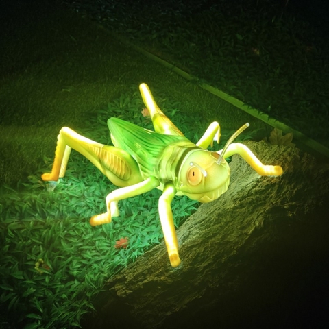 Đèn LED ZALAA Mô Phỏng Châu Chấu Năng Động Cho Vườn Ánh Sáng / Light Garden