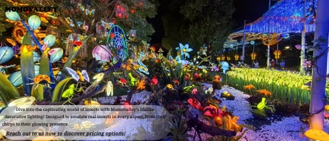 Đèn LED ZALAA Mô Phỏng Con Bọ Rùa - Bảy Sao Năng Động Cho Dự Án Cảnh Quan Sân Vườn